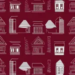 maroon house socks image